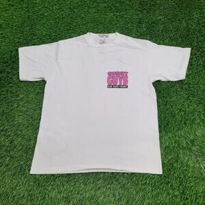 Vintage 90s Funny Naughty Shirt Womens Large 21x26 Size-Does-Counts